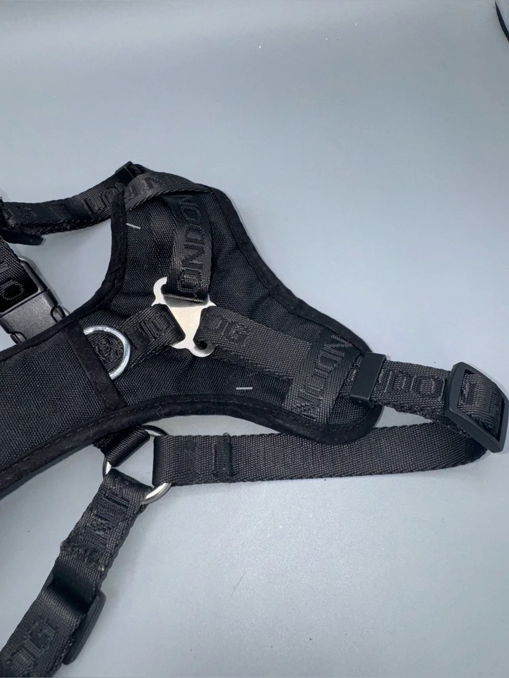 NEW London Fog Black No-Pull Padded Dog Harness